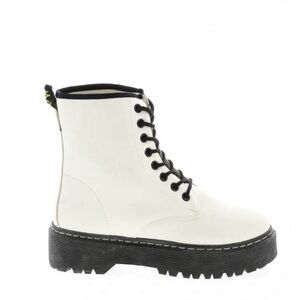 Unilady Lug Sole Combat Boots